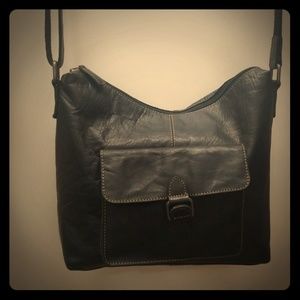 Jack Georges Black Leather Purse